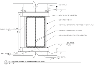 Figure 4 - B2 Beam and Stiffener Installation - Courtesy of McClure