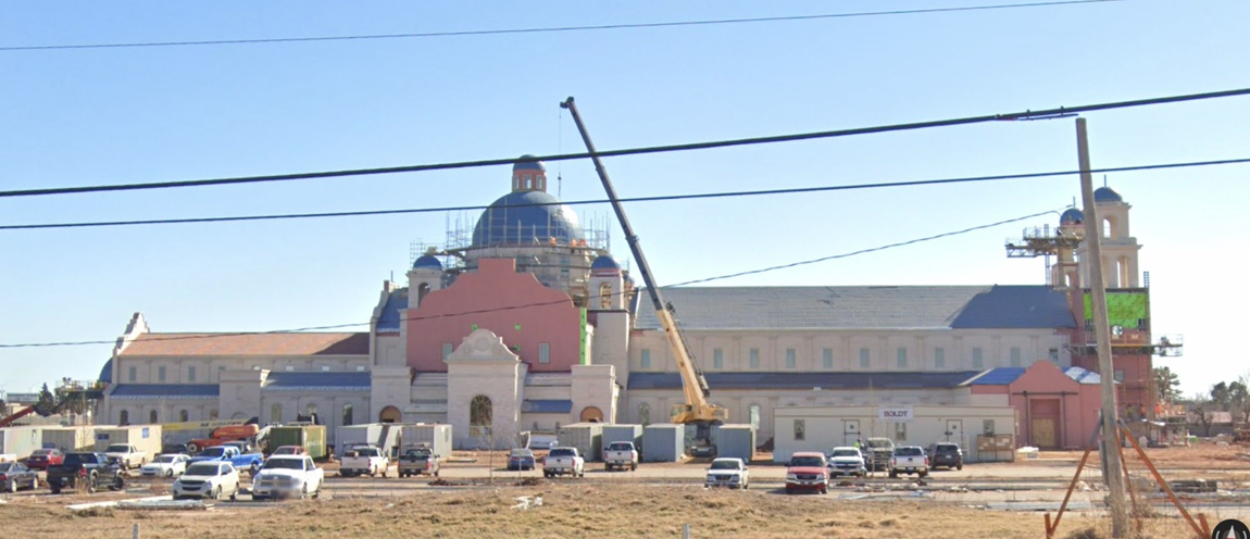 Figure 1- Blessed Stanley Rother Shrine Under Construction - Courtesy of Google Earth